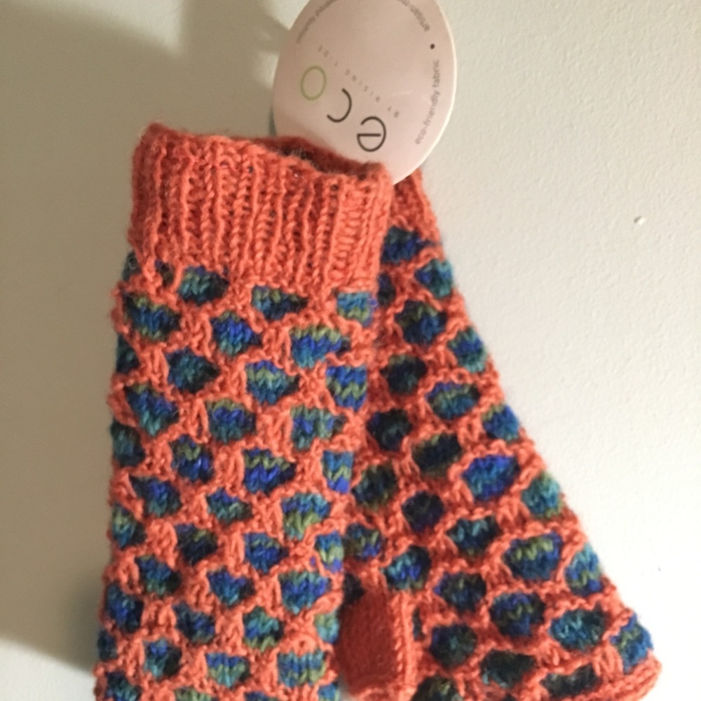 Eco brand fingerless gloves NWT